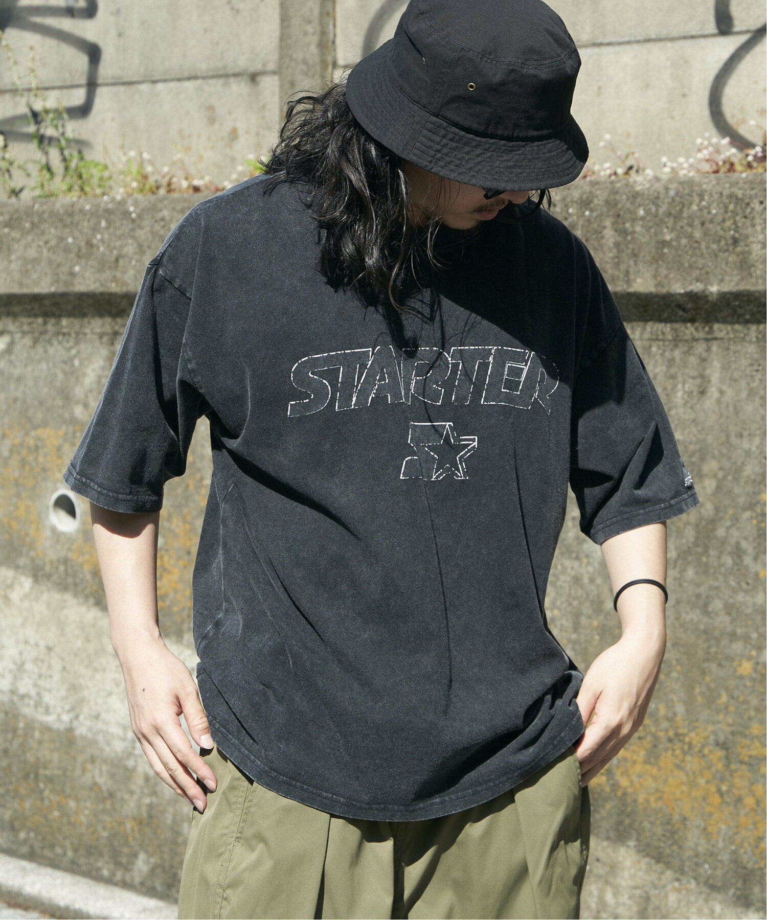 STARTER BLACK LABEL スターターブラックレーベル ケミカル加工Tシャツ